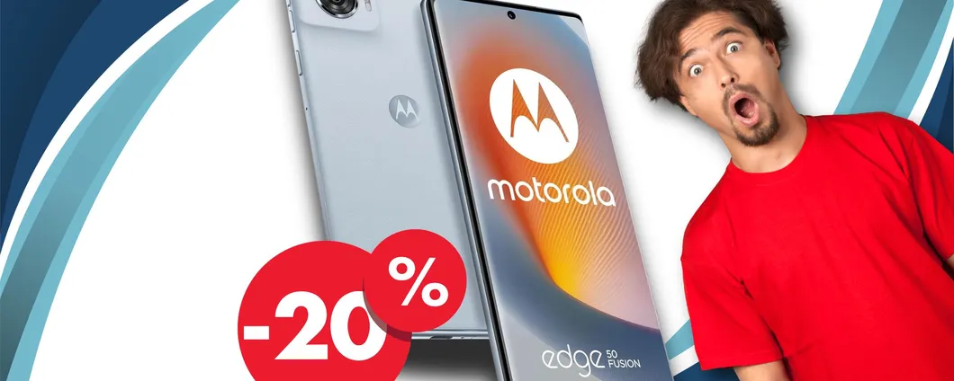 Motorola Edge 50 Fusion: RIBASSO DI QUASI 100€ solo per oggi su Amazon!