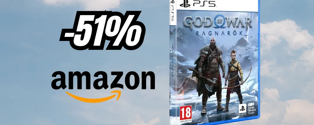 God of War: Ragnarok al 51% di sconto per il Black Friday Amazon