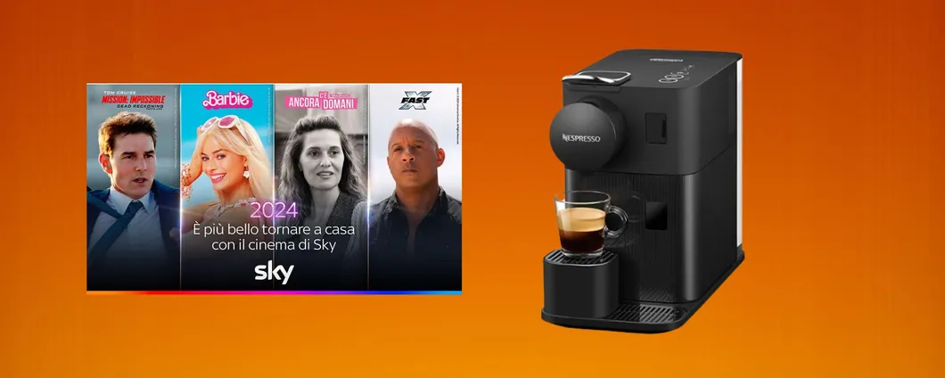 Sky ti regala la Nespresso Lattissima One con la nuova offerta