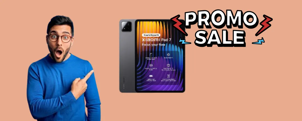 Xiaomi Pad 7: il tablet di ultima generazione a 120€ in meno su Amazon