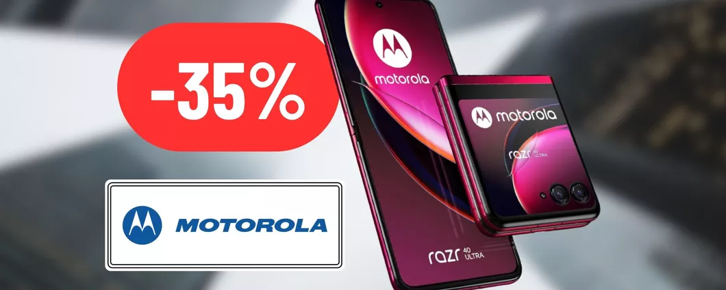 Motorola razr 40 Ultra: smartphone con lo schermo PIEGHEVOLE al 35% di sconto