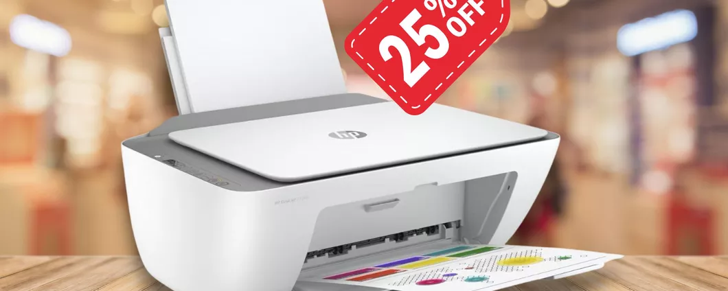 STAMPANTE HP + 6 mesi gratis di inchiostro Instant Ink a soli 49€ su Amazon