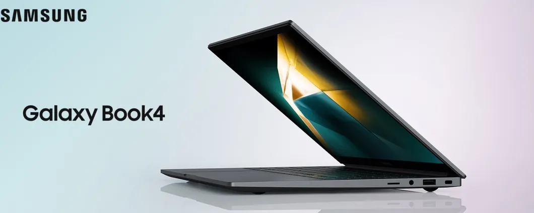 Samsung Galaxy Book4 con Intel Core 5, 16GB RAM e 512GB SSD (-45%)