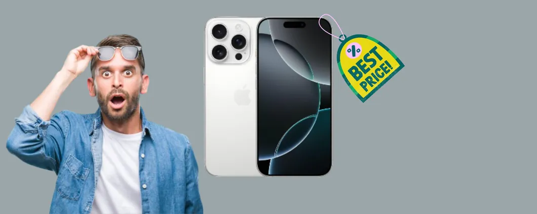 Apple iPhone 16 Pro Max: più di 200€ di sconto con l'offerta schock di Amazon