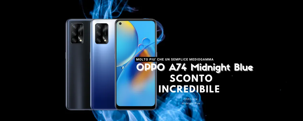 OPPO A74 5G, lo smartphone per tutti e con batteria super capiente a 198€