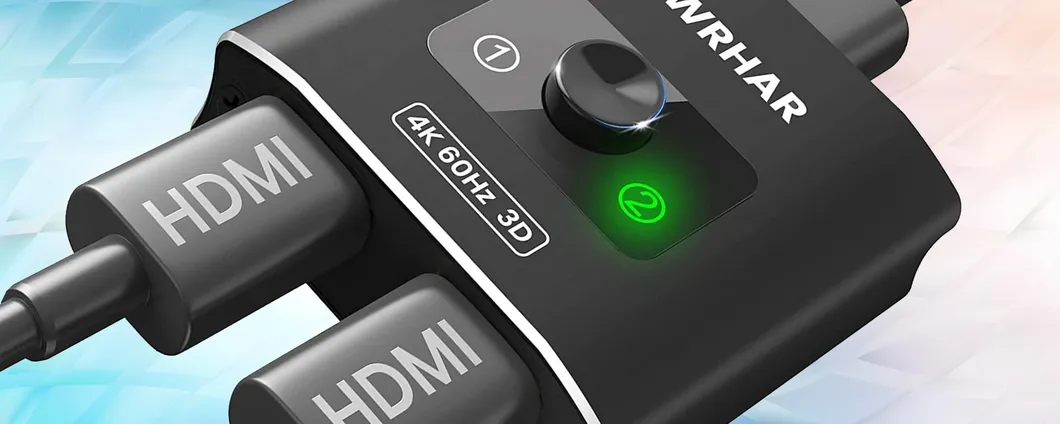 2 dispositivi 1 porta HDMI con questo splitter in offerta