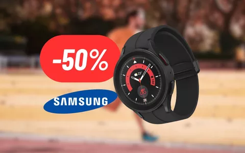 Samsung Galaxy Watch 5 Pro al 50% DI SCONTO: offerta pazzesca su Amazon