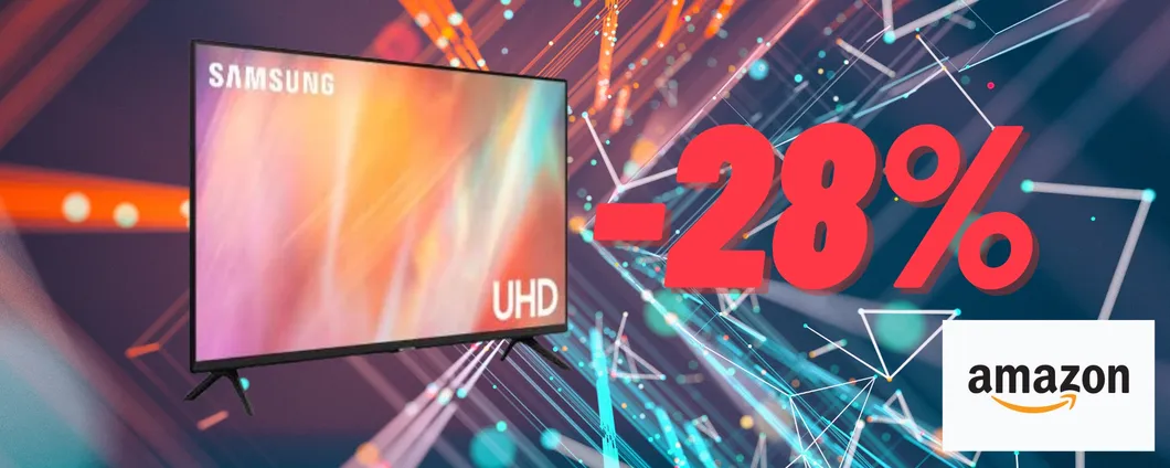 Smart TV Samsung Crystal UHD 50'' tua ora con un GRANDE SCONTO