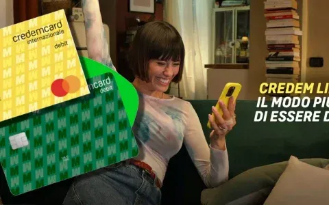 Credem: cosa serve per aprire il conto e avere 200€ di buoni Amazon