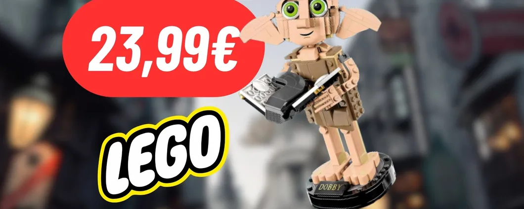 Dobby di Harry Potter in versione LEGO è uno spettacolo: il set è in SUPER SCONTO