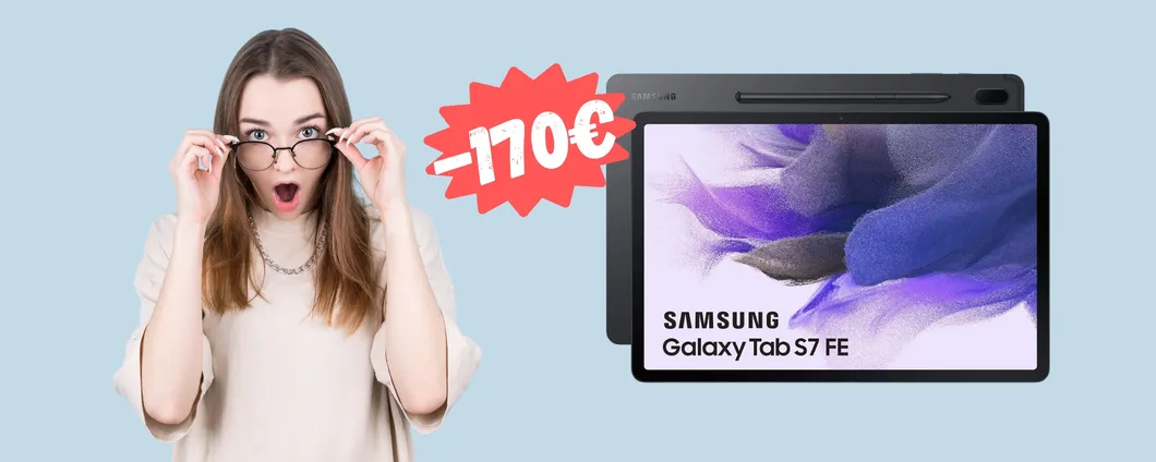 Samsung Galaxy Tab S7 FE a un OTTIMO PREZZO su Amazon