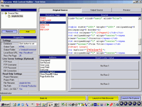 Html Content Builder Examples Dynamic Web Content Builder | Download HTML.it