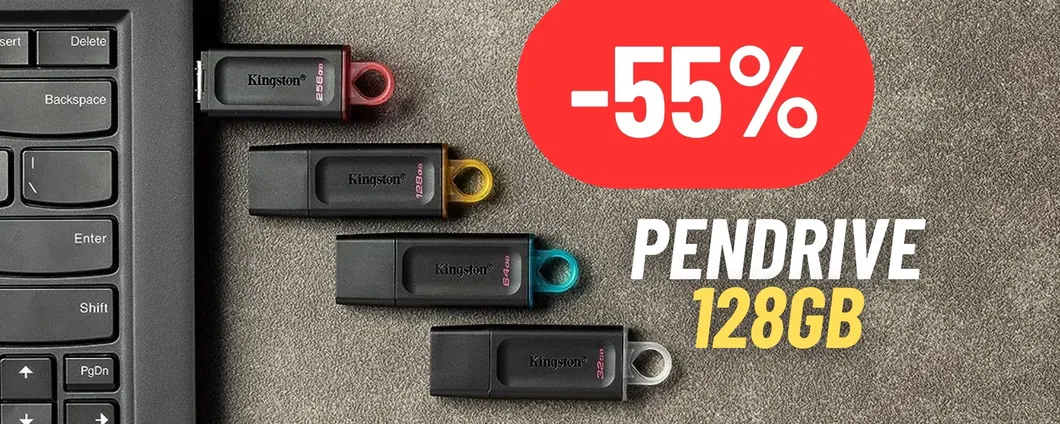 PenDrive Kingston al 55% di SCONTO: soli 8,90€, REGALATA!