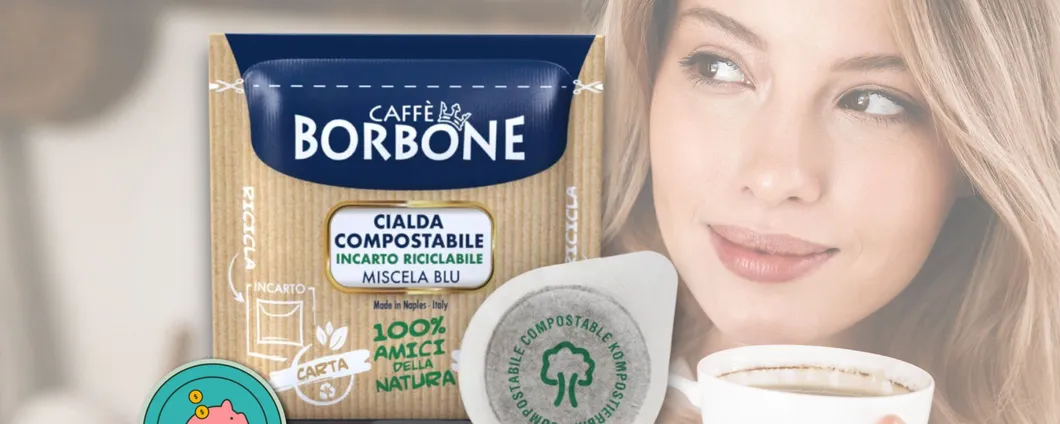 300 Cialde di Caffè Borbone Miscela Blu: RISPARMIA con il pacco FAMIGLIA