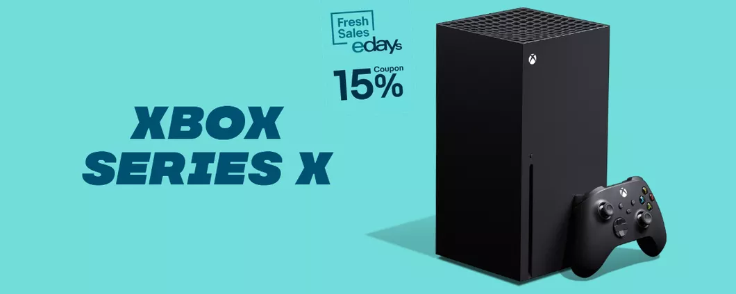 Xbox Series X: il prezzo è FAVOLOSO con gli eDays 2023