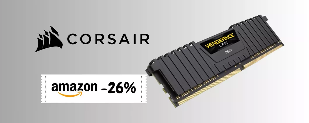 LO SCONTO sulla RAM di Corsair è davvero SUPER: IMPERDIBILE