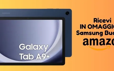 Acquista Samsung Galaxy Tab A9+ e ricevi IN OMAGGIO le Samsung Buds FE!