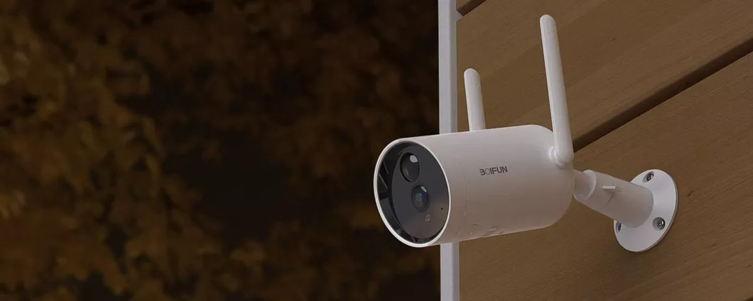 Una casa più sicura con questa telecamera da esterno in SUPER SCONTO