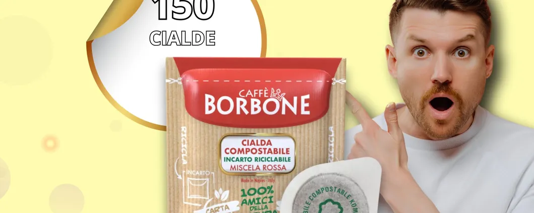150 Cialde di Caffè Borbone: MAI COSì BASSO il prezzo finale