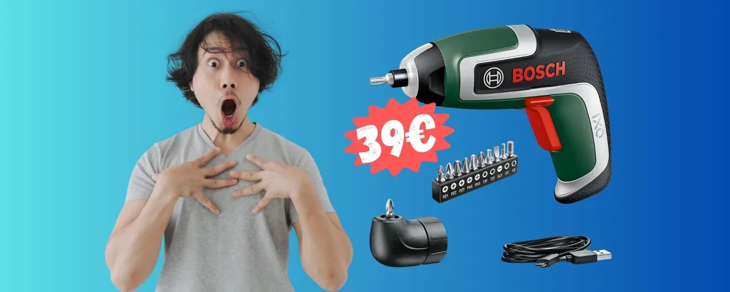 Avvitatore a batteria Bosch: OFFERTA del weekend da URLO (39€)