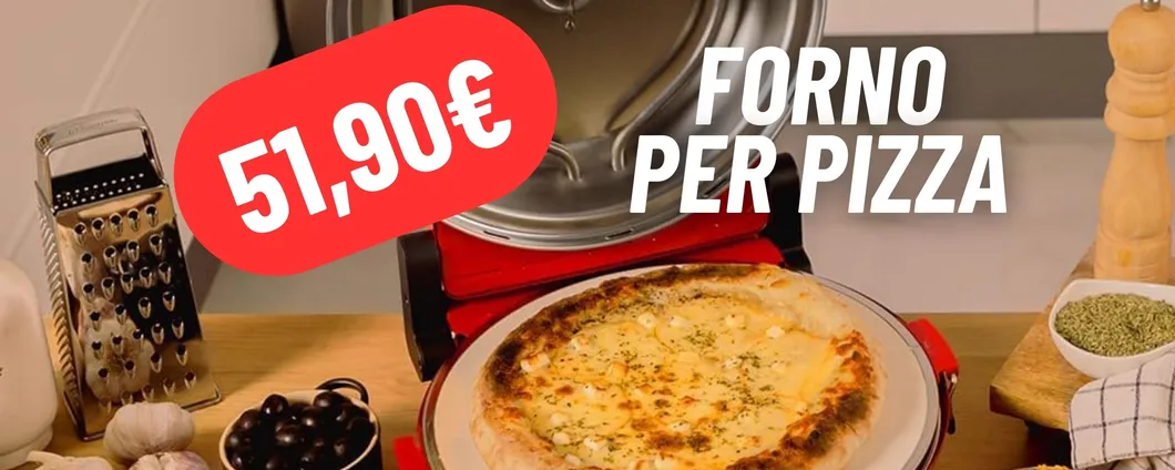 PIZZA IN CASA IN SOLI 3 minuti con il Forno elettrico per la Pizza in OFFERTA