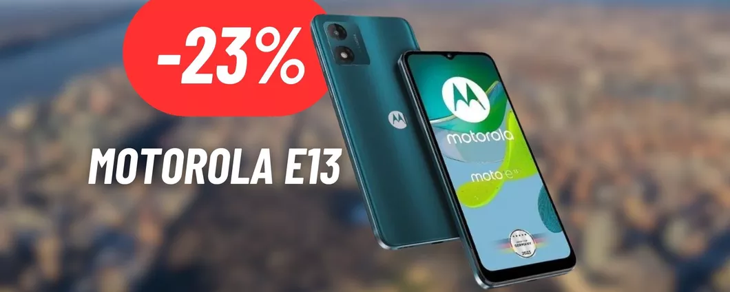 Motorola E13 con questo sconto è un BEST BUY: prezzo folle su Amazon