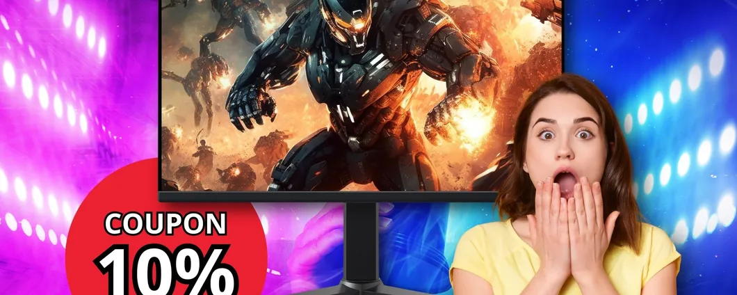 Monitor da gaming da 24 pollici: prezzo BASSISSIMO per poco tempo con il coupon