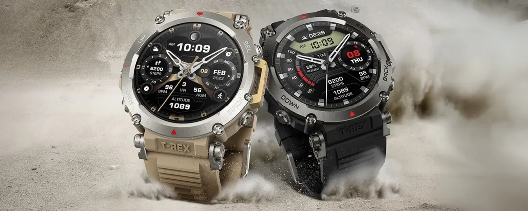 Amazfit T-Rex Ultra: lo smartwatch carro armato con 160 profili sport