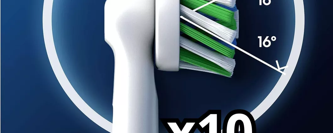 Testine Oral-B Cross Action: confezione da 10 a PREZZO WOW su Amazon!