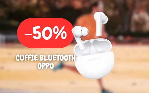 Le cuffie bluetooth Oppo sono perfette per farvi compagnia durante lo sport: SCONTATE AL 50%