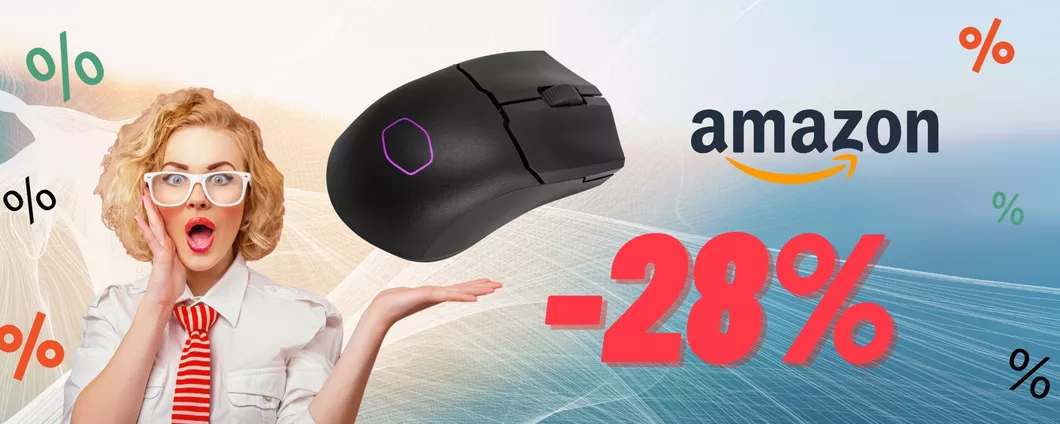 Mouse da Gaming Cooler Master MM712 ora a 20€ IN MENO su Amazon!