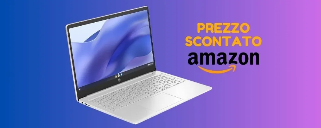 Portatile HP Chromebook oggi SUPER SCONTATO su Amazon!