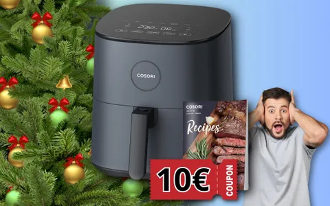 Friggitrice ad Aria COSORI: silenziosa e con touch screen a soli 79€!