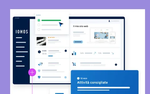 Con IONOS crei il tuo sito web professionale con dominio incluso a 0 €