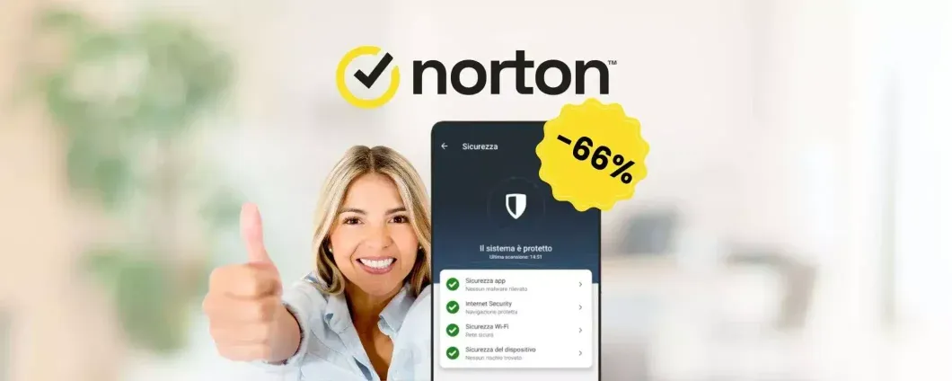 Offerta SUPER: Norton Antivirus e VPN illimitata a meno di 3€/mese