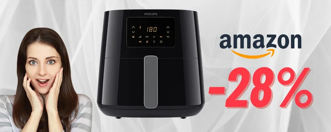 Black Friday: Friggitrice ad Aria Philips 3000 Serie XL in OFFERTA BOMBA!