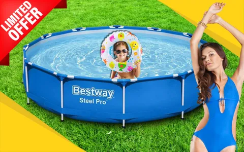 Piscina da oltre 3 metri con pompa filtrante inclusa: PREZZO ASSURDO con il codice promo!
