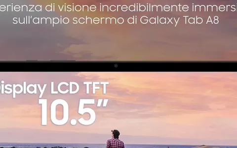 Tablet Samsung Galaxy A8 con 128 GB di memoria interna ad un prezzo SUPER su Amazon