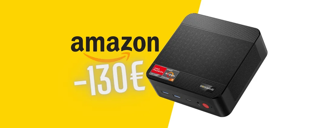 Prestazioni top e design compatto: Mini PC con Ryzen 9 in offerta su Amazon