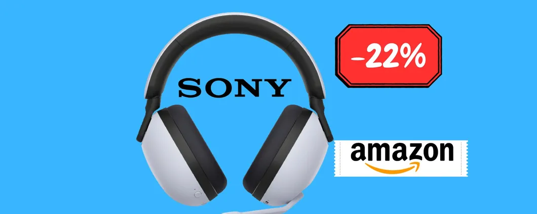 Cuffie da gaming wireless con tutta la qualità di Sony: MAXI OFFERTA