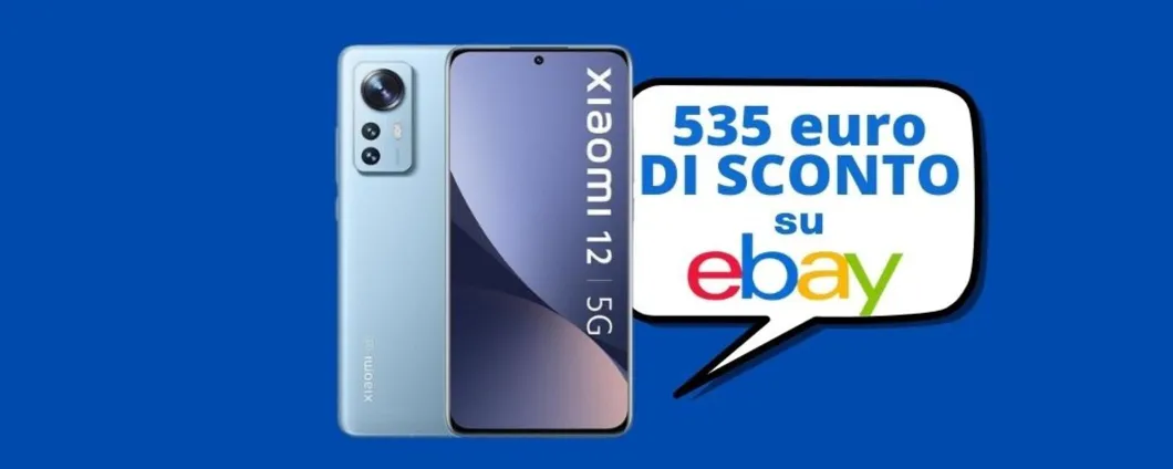 Xiaomi 12 ad un prezzo così basso NON SI E' MAI VISTO (-535 euro su eBay)