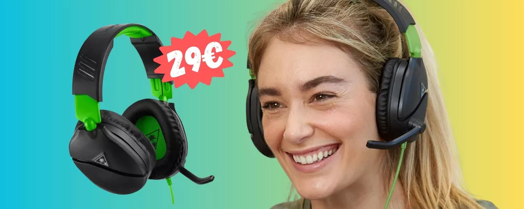 Turtle Beach Recon 70X: cuffie per PS5, Xbox, Switch e PC a 29€