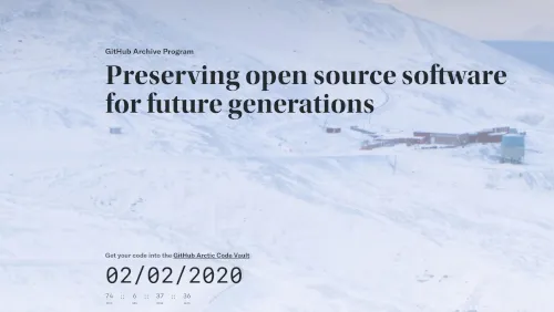 GitHub Arctic Code Vault: preservare il codice per le future generazioni