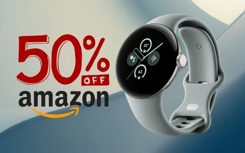 Google Pixel Watch 2: tecnologia e benessere a metà prezzo su Amazon