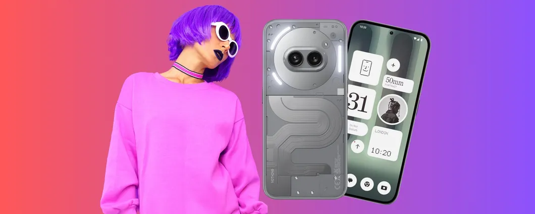 Nothing Phone (2a) Plus (12/256GB) è il medio gamma diverso per chi ha stile