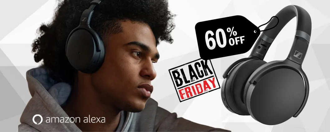 Sennheiser: le cuffie wireless con Alexa in OFFERTA al 60%