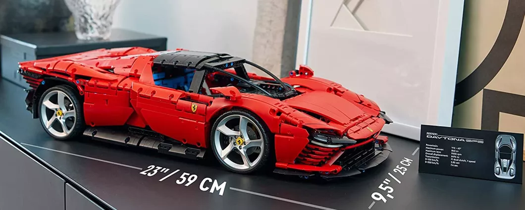 Set LEGO Technic Ferrari Daytona SP3 da costruire ad un prezzo BOMBA su Amazon