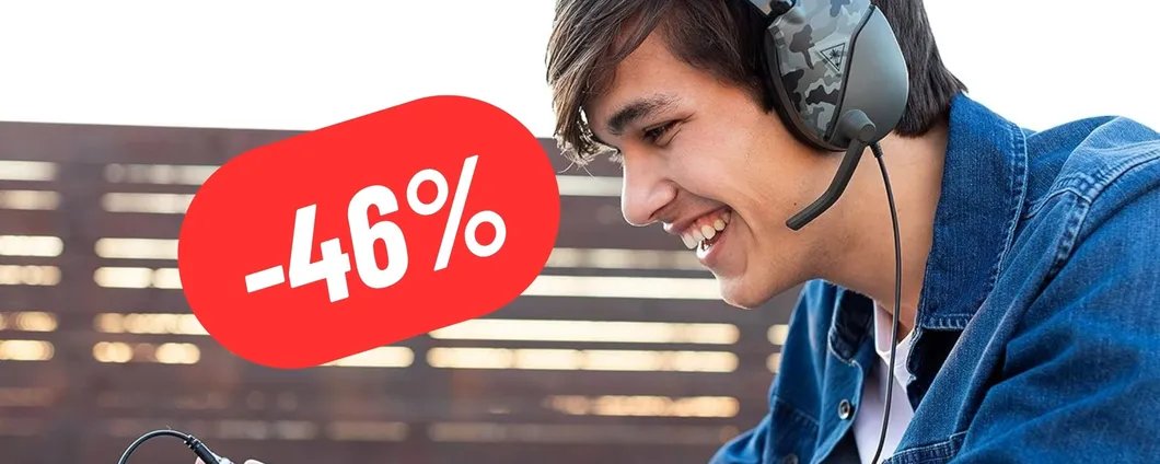 Cuffie da gaming perfette per immergersi nei propri giochi preferiti: MEGA SCONTO del 46%