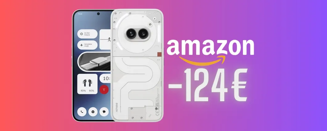 Nothing Phone (2a) da 256GB in SCONTO di oltre 124€ è un best buy