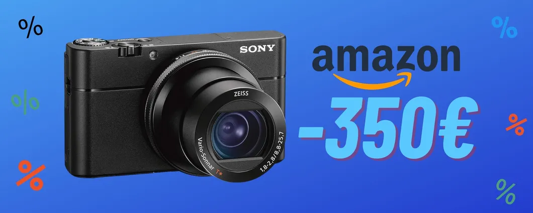 Fotocamera Digitale Sony RX100 V, ora tua con 350€ IN MENO!
